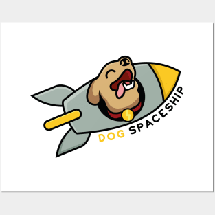 Dog Spaceship Posters and Art